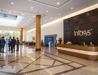 relates to Infosys Sales Forecast Falls Short as Clients Stay Cautious