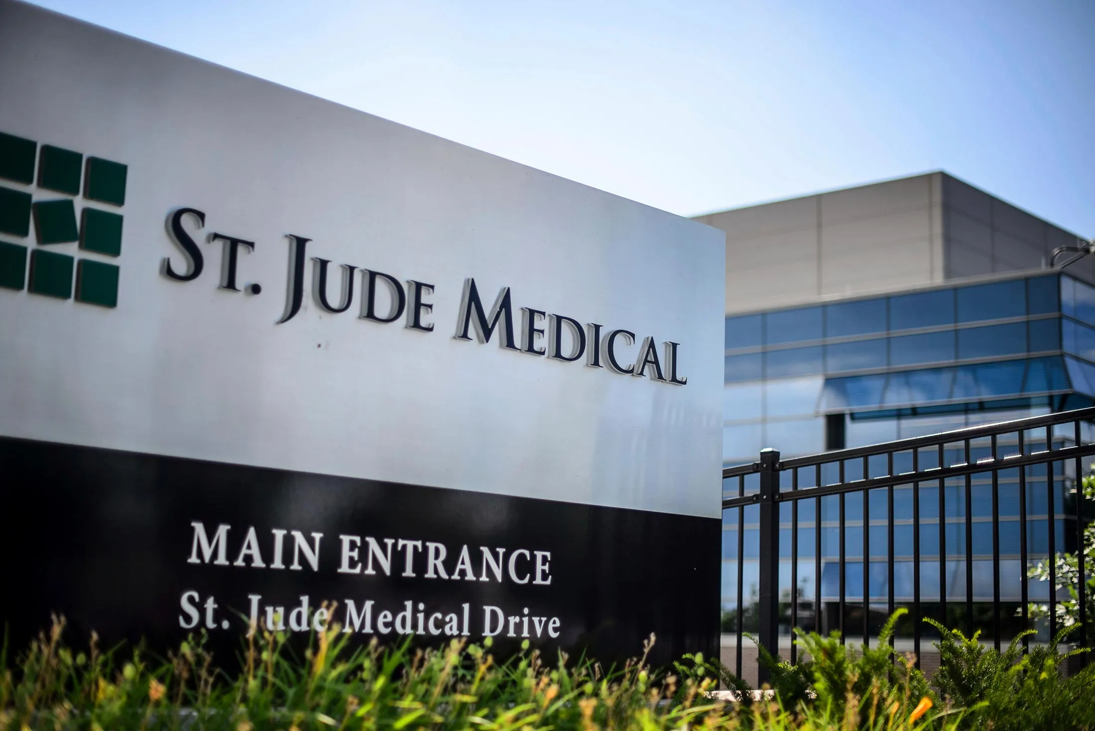 St. Jude Medical corporate headquarters, in Little Canada, Minn.
