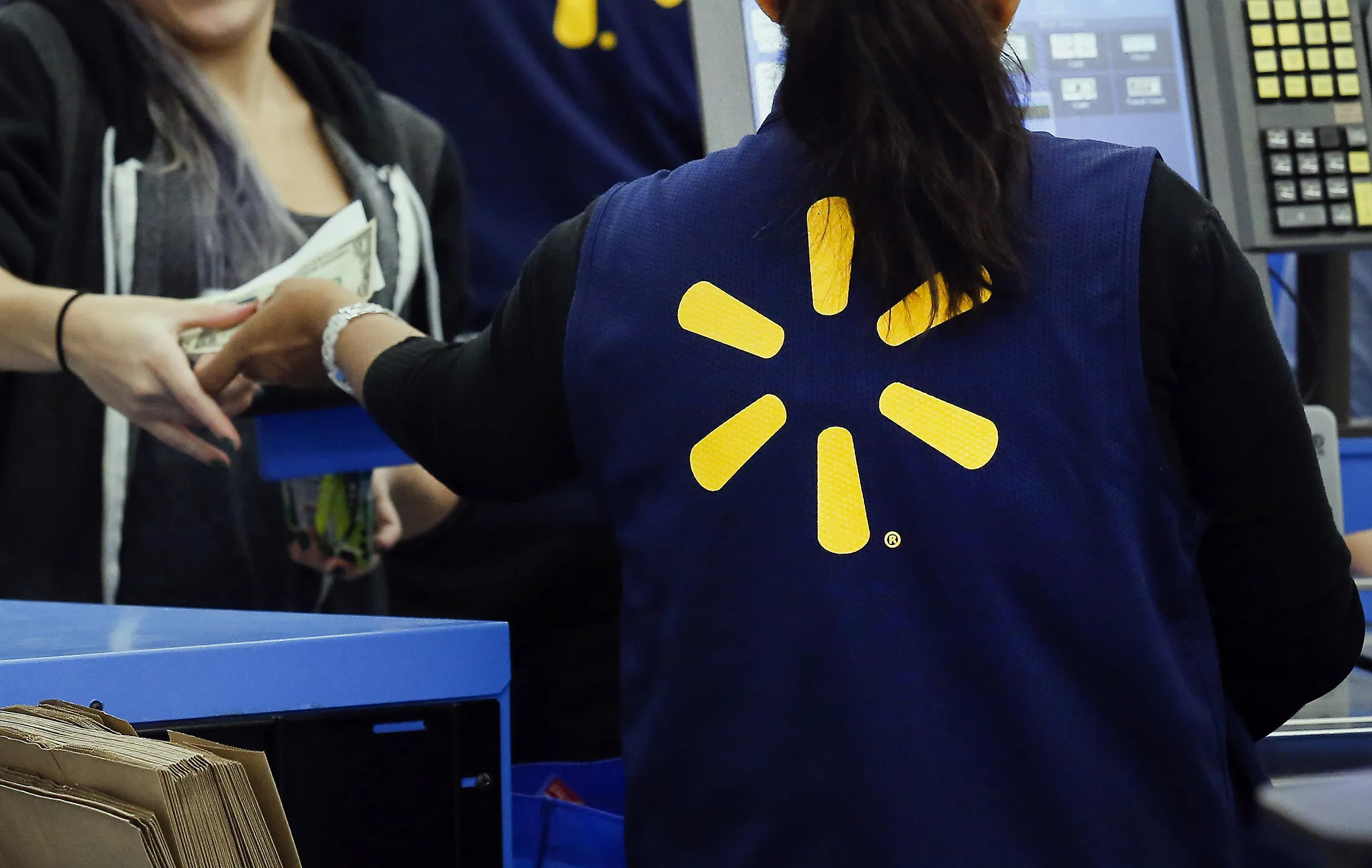 Operations Inside A Wal-Mart Stores Inc. Location Ahead Of Black Friday