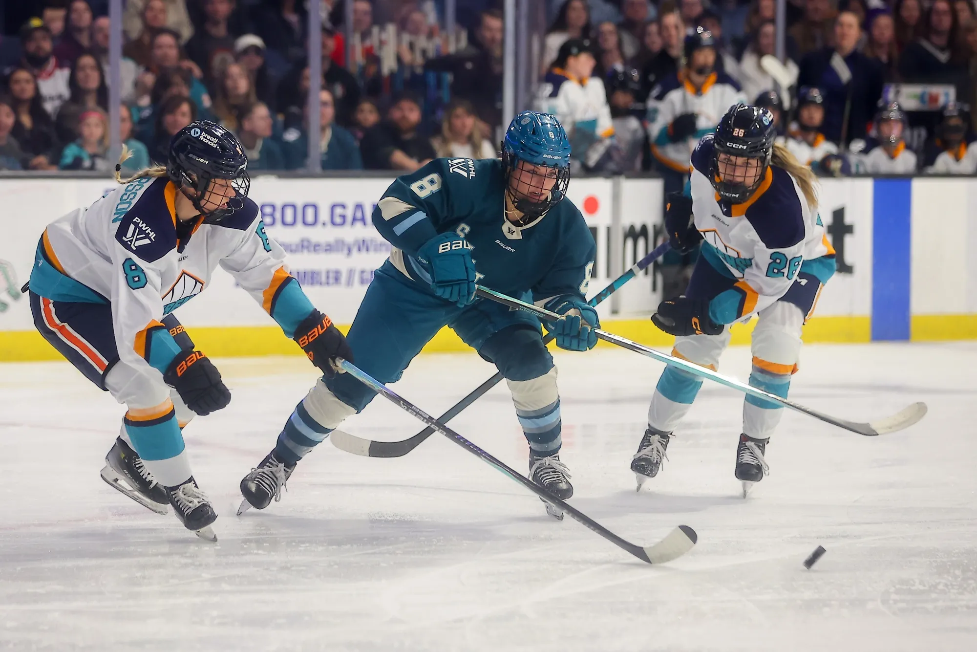 On April 4, the New York Sirens, who usually play home games at the Prudential Center in New Jersey, will host the Seattle Torrent in front of more than 17,000 fans at MSG.