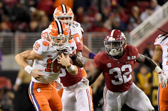 Clemson Blowout of Alabama Draws Smallest TV Audience Since 2012