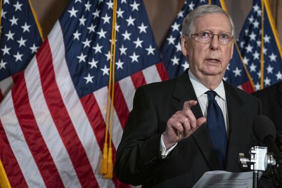 McConnell Takes Divided GOP Into High-Stakes Stimulus Talks