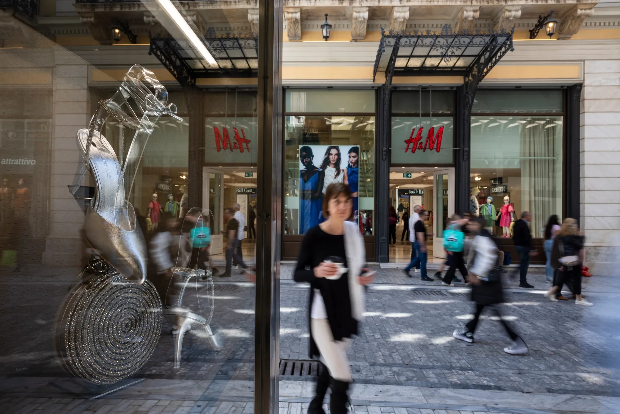 A Hennes & Mauritz AB store in Athens.