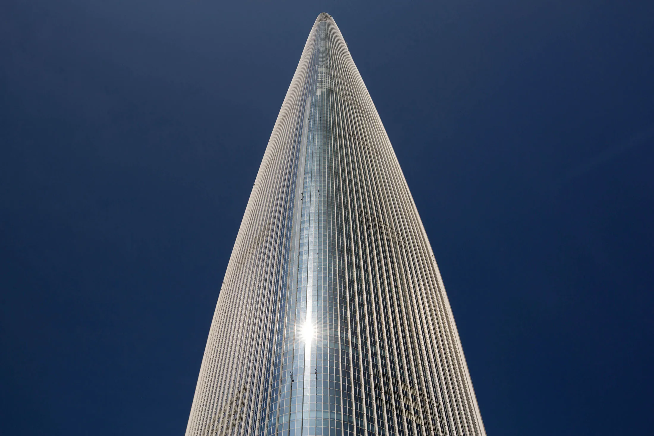 The Lotte Corp. World Tower stands in Seoul, South Korea, on Monday, March 13, 2017.

