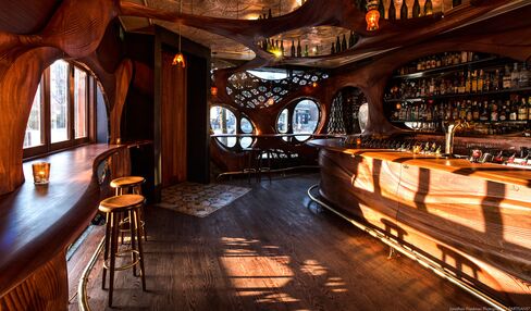 Bar Raval's Gaudi-style interior complements some of the best tapas in North America.