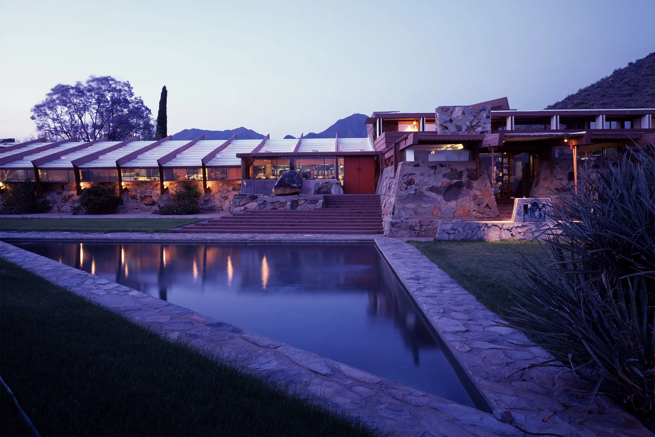 Taliesin West, designed by&nbsp;Frank Lloyd Wright.
