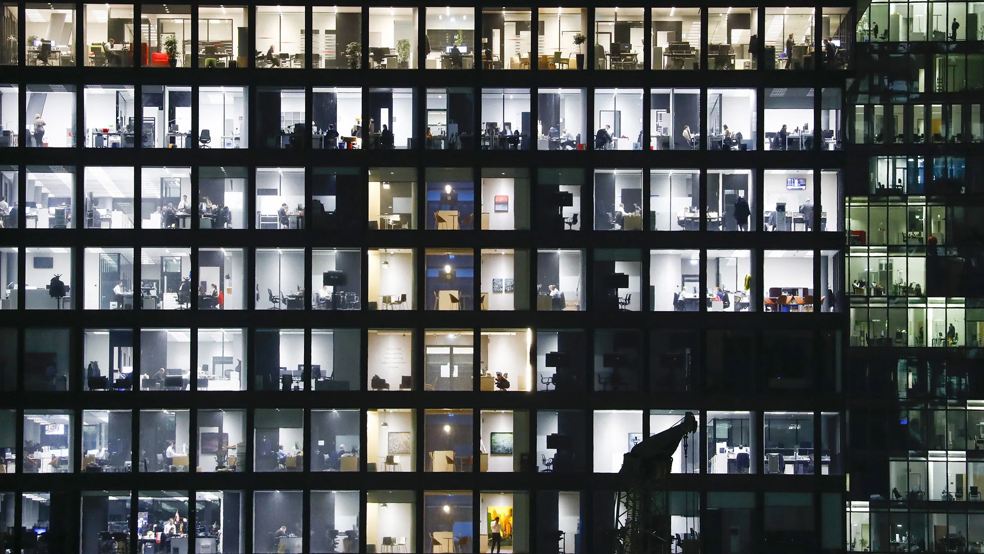 Office work workers finance markets