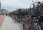 Thousands of bicycles are parked near Amsterdam’s main train station. A new underground garage will add space for 7,000 more.&nbsp;