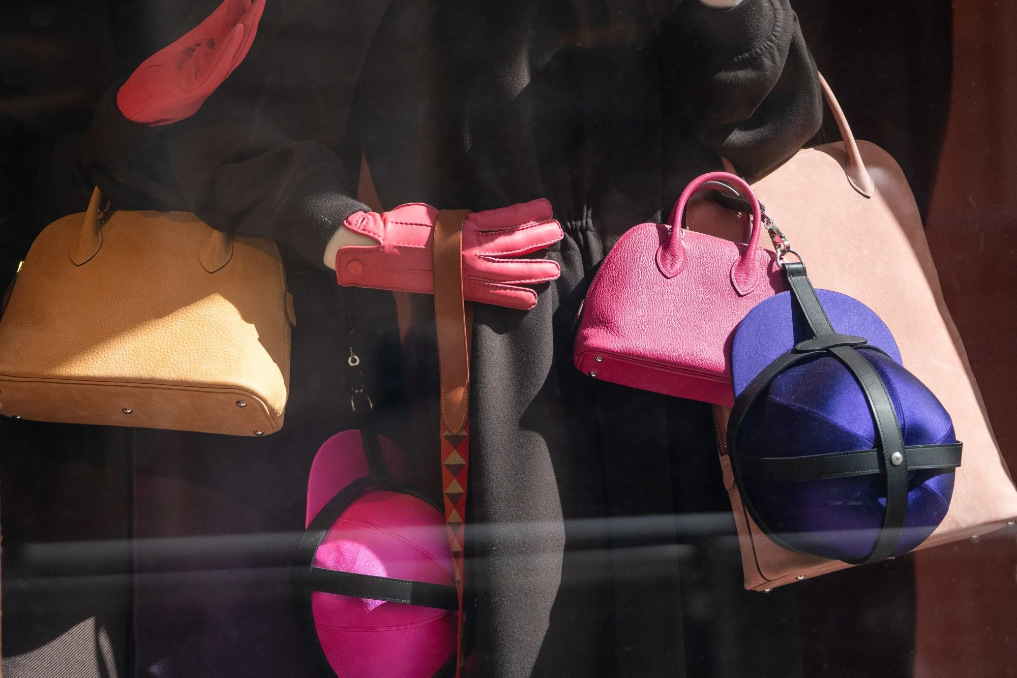 A Hermes luxury boutique in Paris.