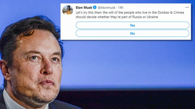 Elon Musk Sets Off Uproar in Ukraine by Tweeting His ‘Peace’ Plan