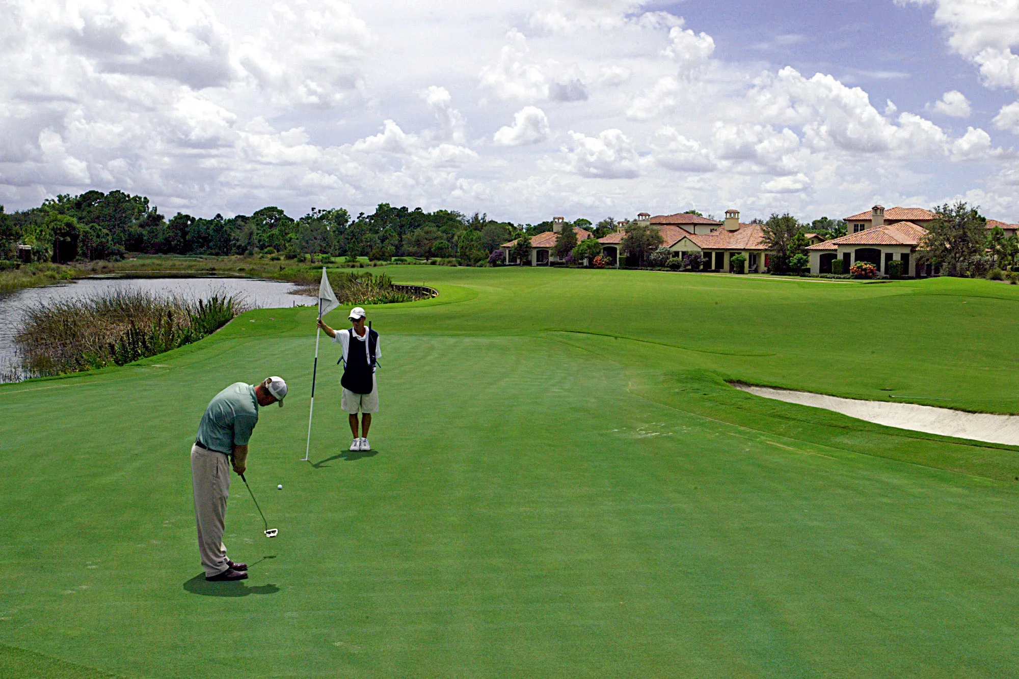 A golf course in Jupiter, Florida, now the Trump National Golf Club, when it was owned by Ritz-Carlton, Aug. 24, 2006.
