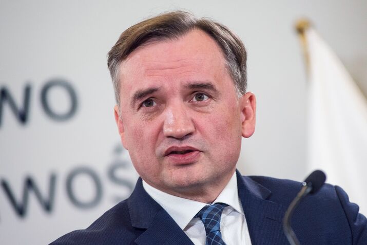 Press conference of Zbigniew Ziobro in Warsaw, Poland - 05 Oct 2023
