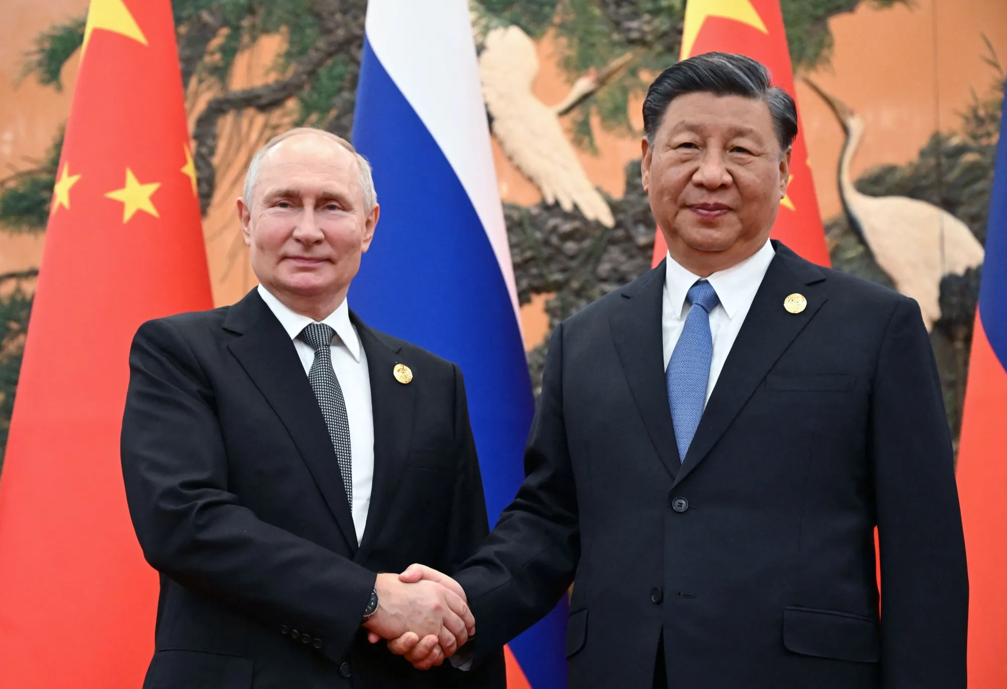 Russia President Vladimir Putin meets&nbsp;Chinese counterpart&nbsp;Xi Jinping in Beijing.&nbsp;Russia is&nbsp;the top&nbsp;oil supplier to China, and Moscow’s need to finance its war effort may threaten OPEC’s pricing strategy.