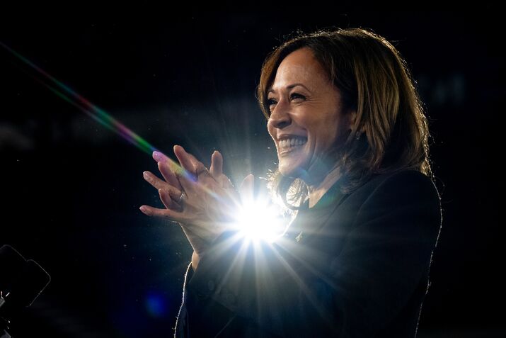 Presidential Nominee Kamala Harris Hosts Campaign Event In Harrisburg, PA