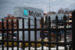 Signage is displayed outside of the Mylan NV facility in Morgantown, West Virginia, U.S.