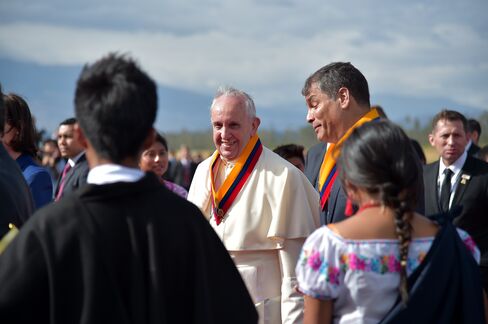 Pope in Ecuador