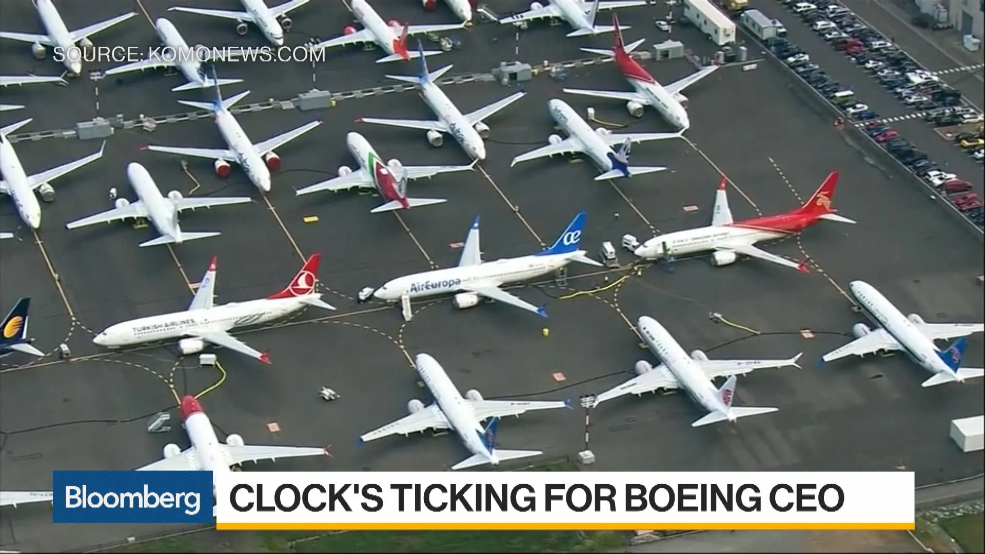 Watch Boeing CEO Loses Chairman Title After 737 Max Groundings - Bloomberg