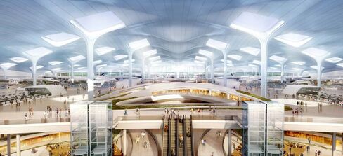 大連国際空港のデザイン(中国)