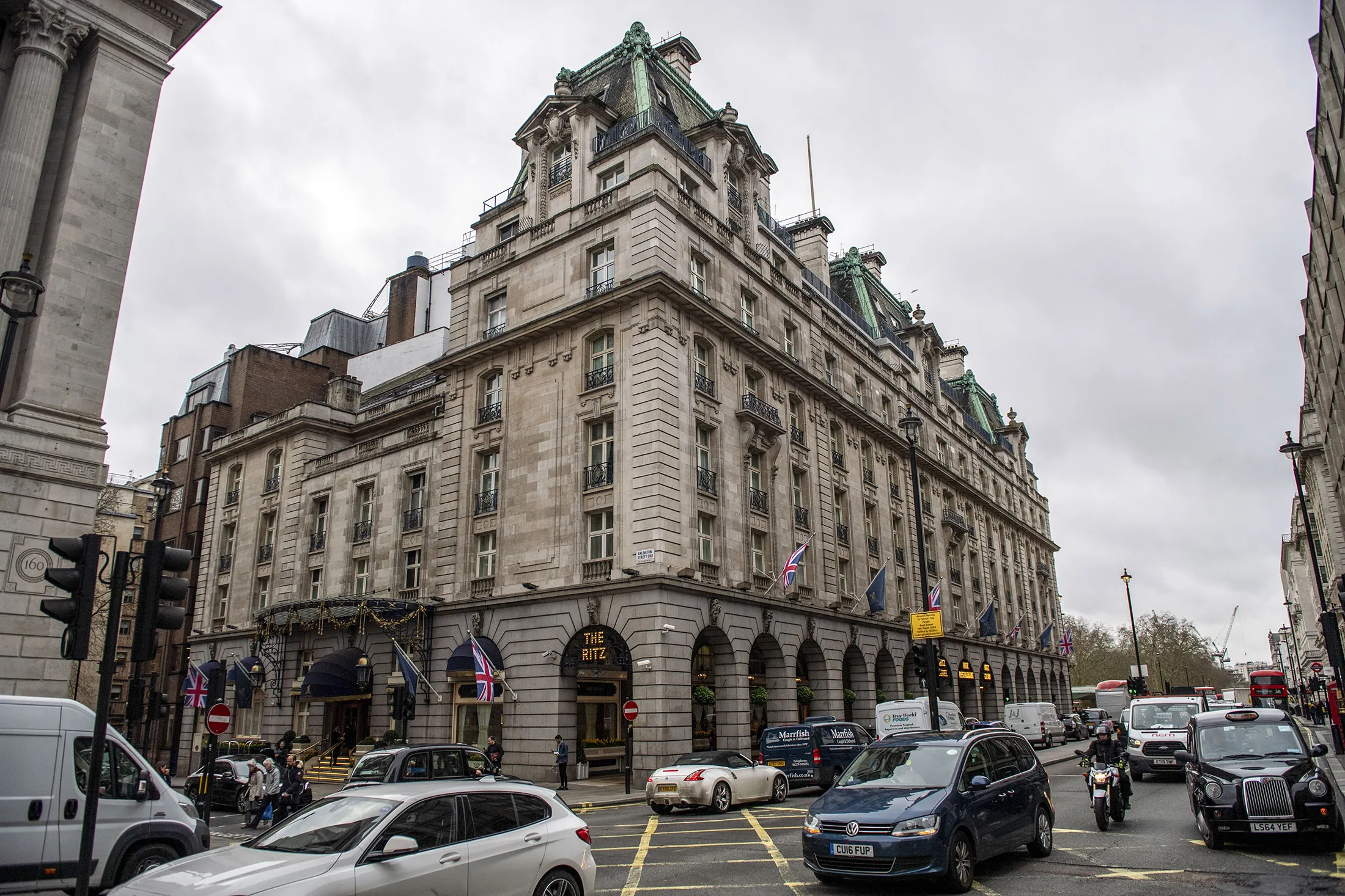 The Ritz Hotel in central London. The sale of the five-star&nbsp;hotel to the brother-in-law of the ruler of Qatar is at the center of a family dispute.
