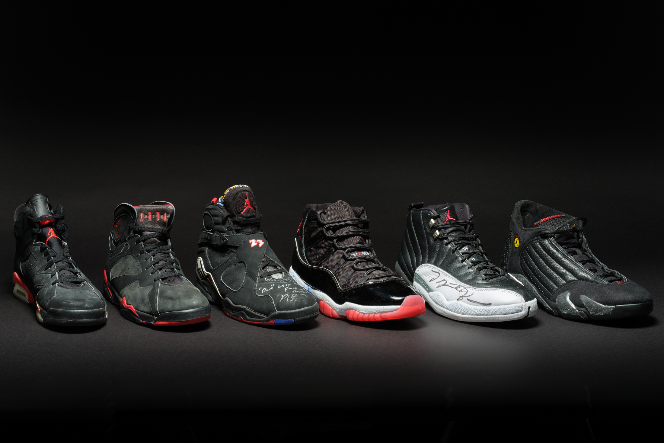 Air Jordan See Rare Michael Jordan Collection of NBA Finals Game Sneakers Bloomberg