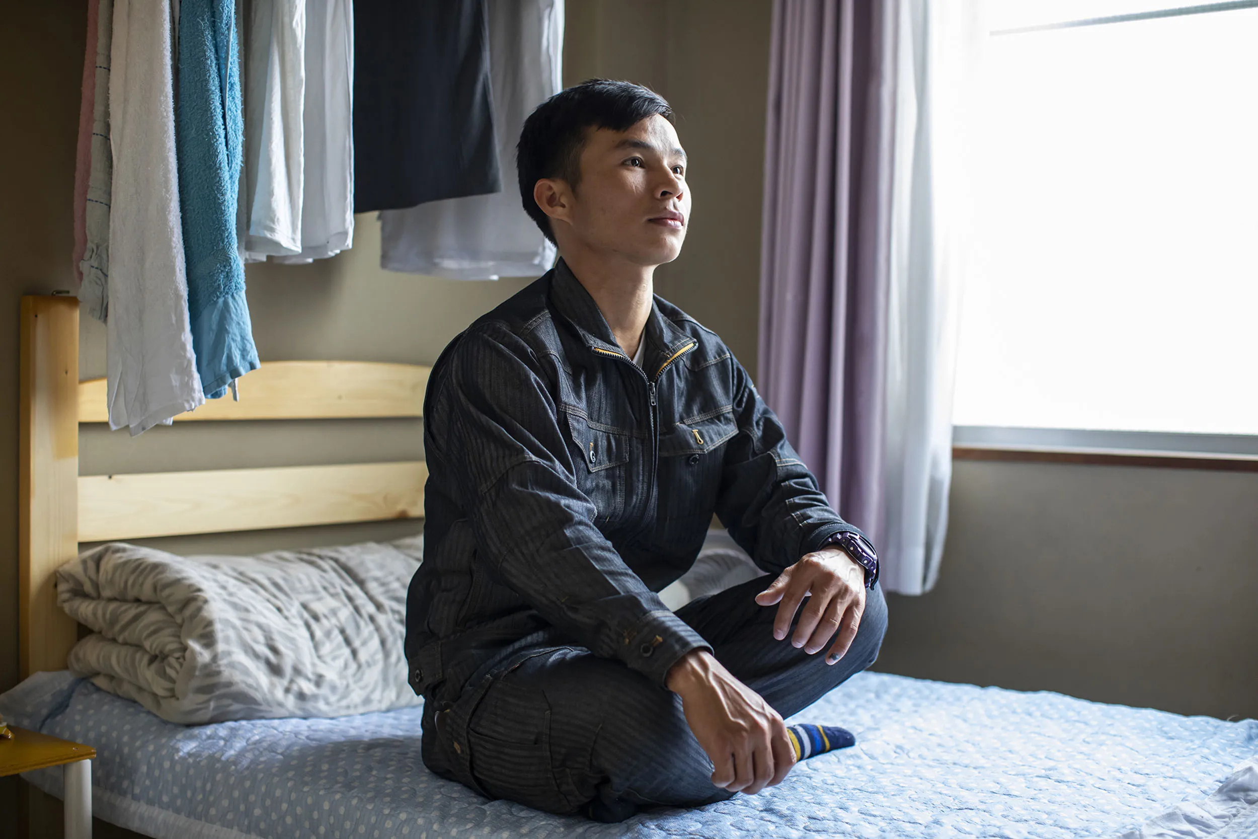 Van Linh Nguyen left Vietnam for a construction job in Japan.