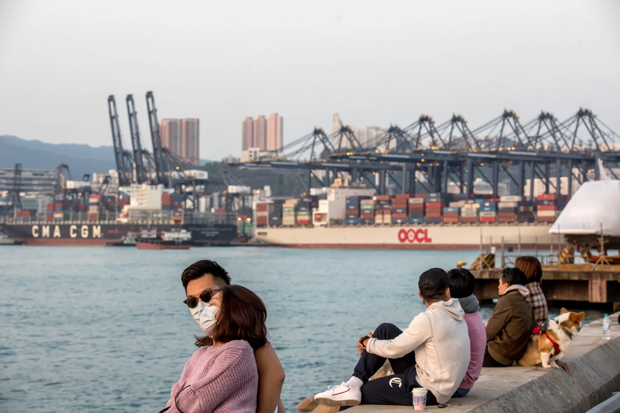 The Kwai Tsing Container Terminal in Hong Kong.&nbsp;