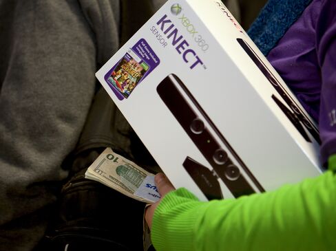Microsoft Xbox Leads U.S. Video-Game Consoles