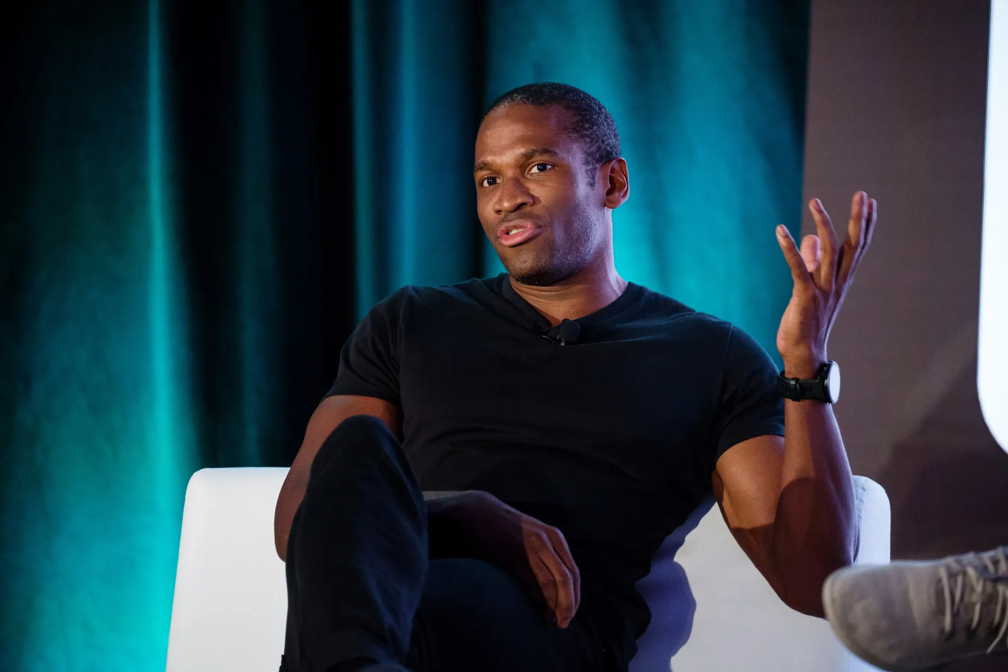 Arthur Hayes speaks during the Consensus: Invest event in New York on Nov. 28, 2017.&nbsp;