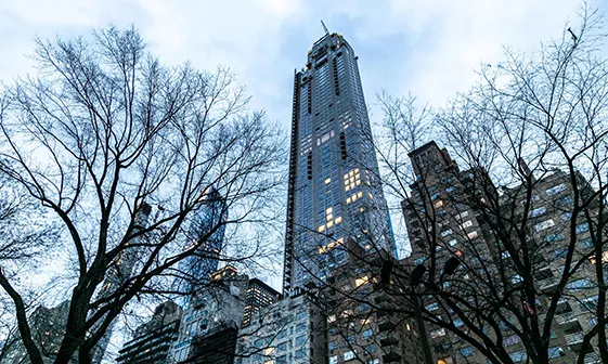 220 Central Park South, a new luxury condominium tower that’s seen record-breaking sales.