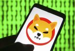 In this photo illustration, a cryptocurrency Shiba Token $
