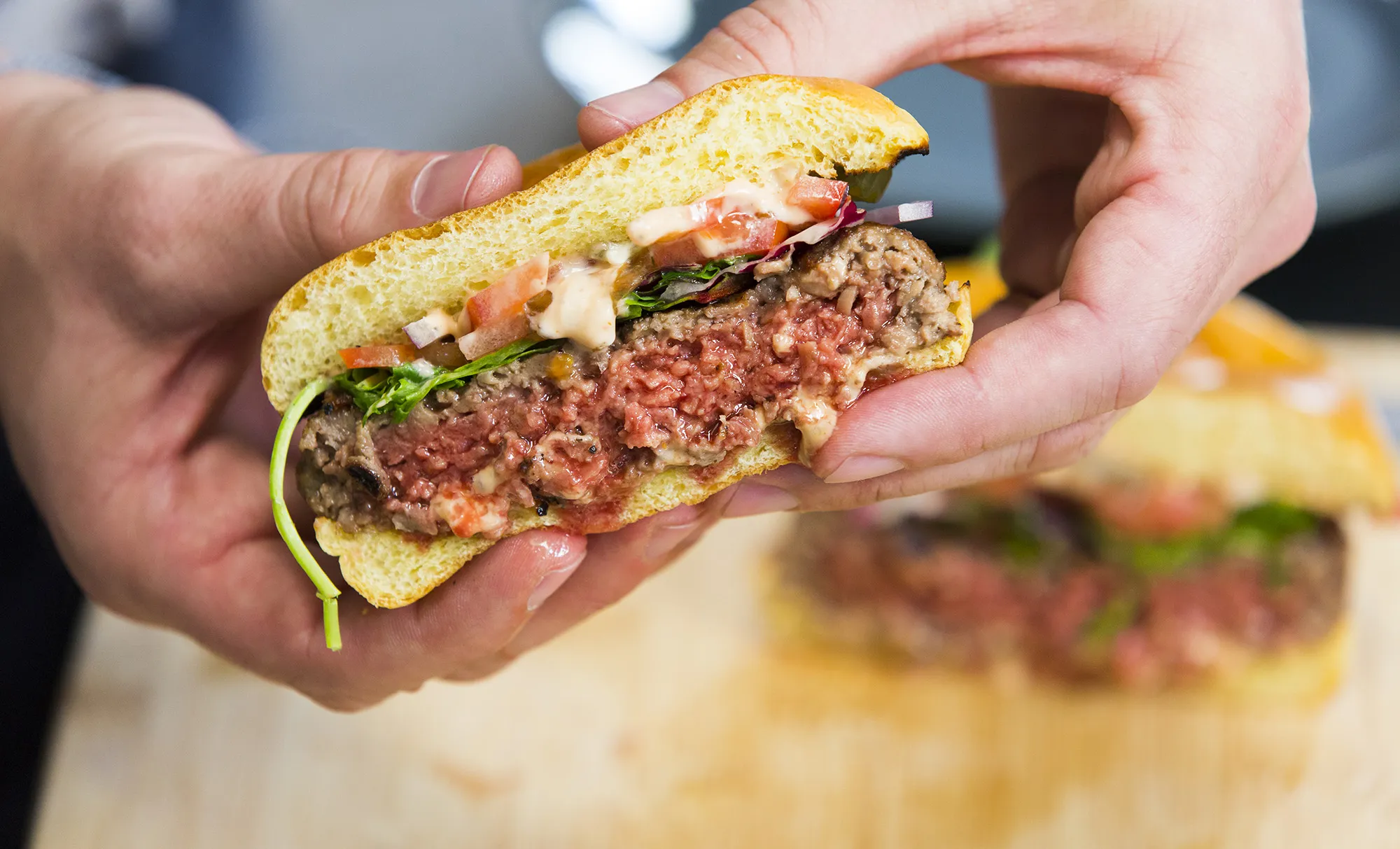 Impossible Foods burger