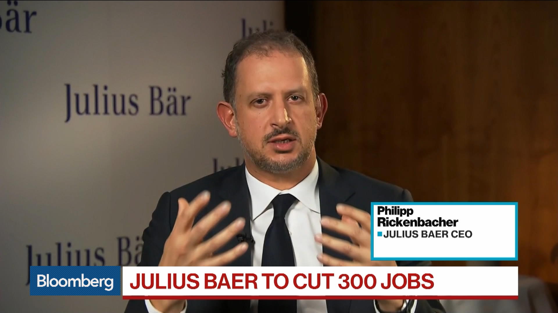 Julius Baer Ceo Philipp Rickenbacher To Cut 300 Jobs In Push For Julius Baer Ceo Philipp Rickenbacher To Cut 300 Jobs In Push For