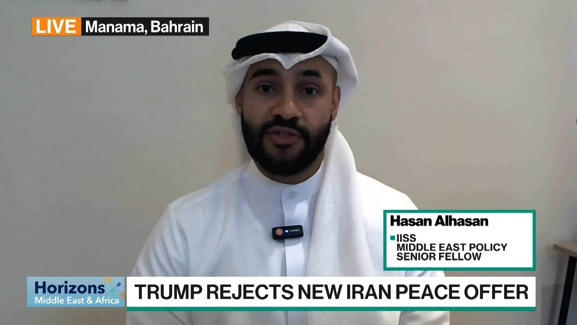 Watch Alhasan: Iranian Regime Thinks It Can Outlast Trump - Bloomberg