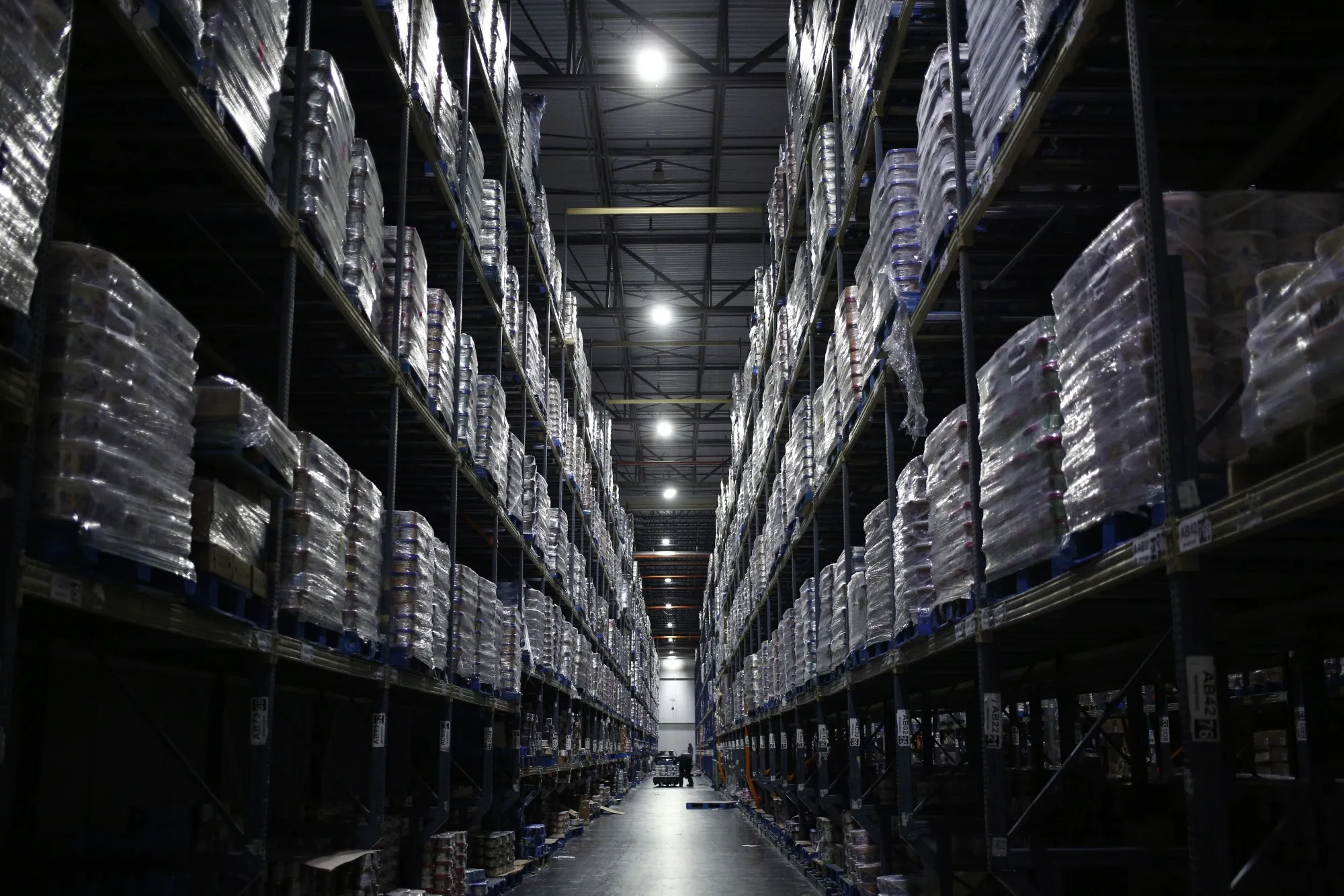 Inside A Kroger Co. Grocery Distribution Center As Americans Empty Nation's Store Shelves