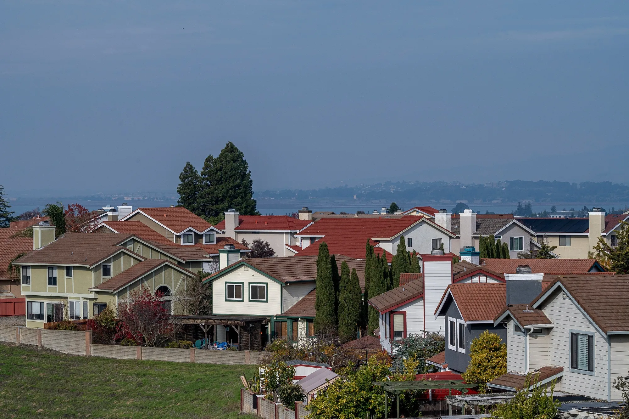 Homes in Pinole, California, US, on Tuesday, Dec. 26, 2023.