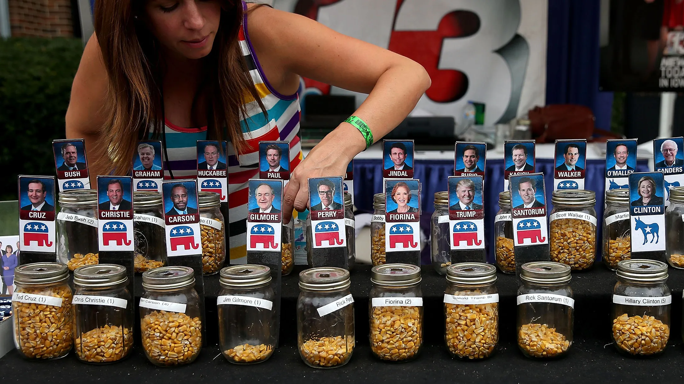 Think of caucus-goers as human corn.
