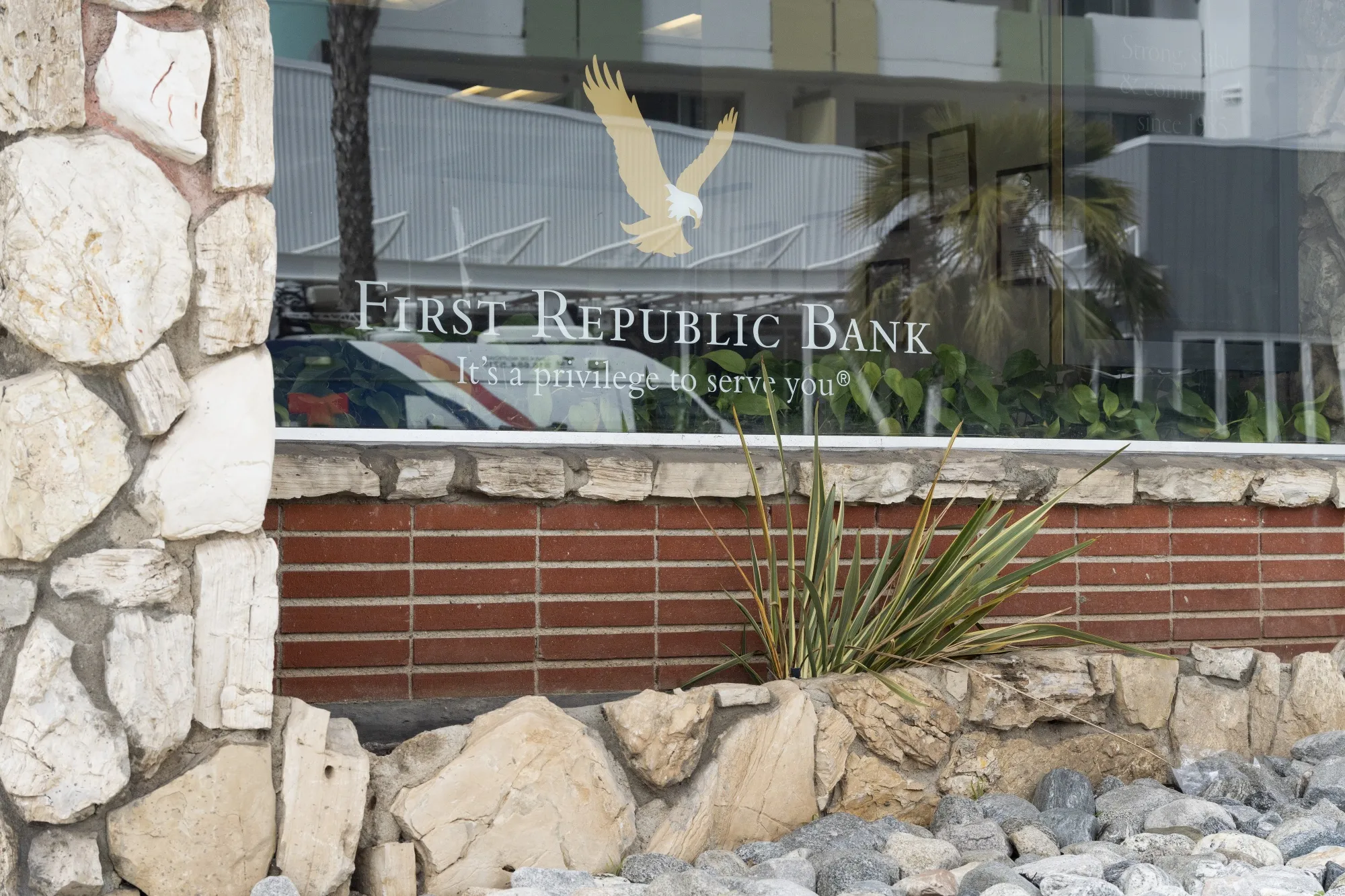 A First Republic Bank branch in Santa Monica, California.