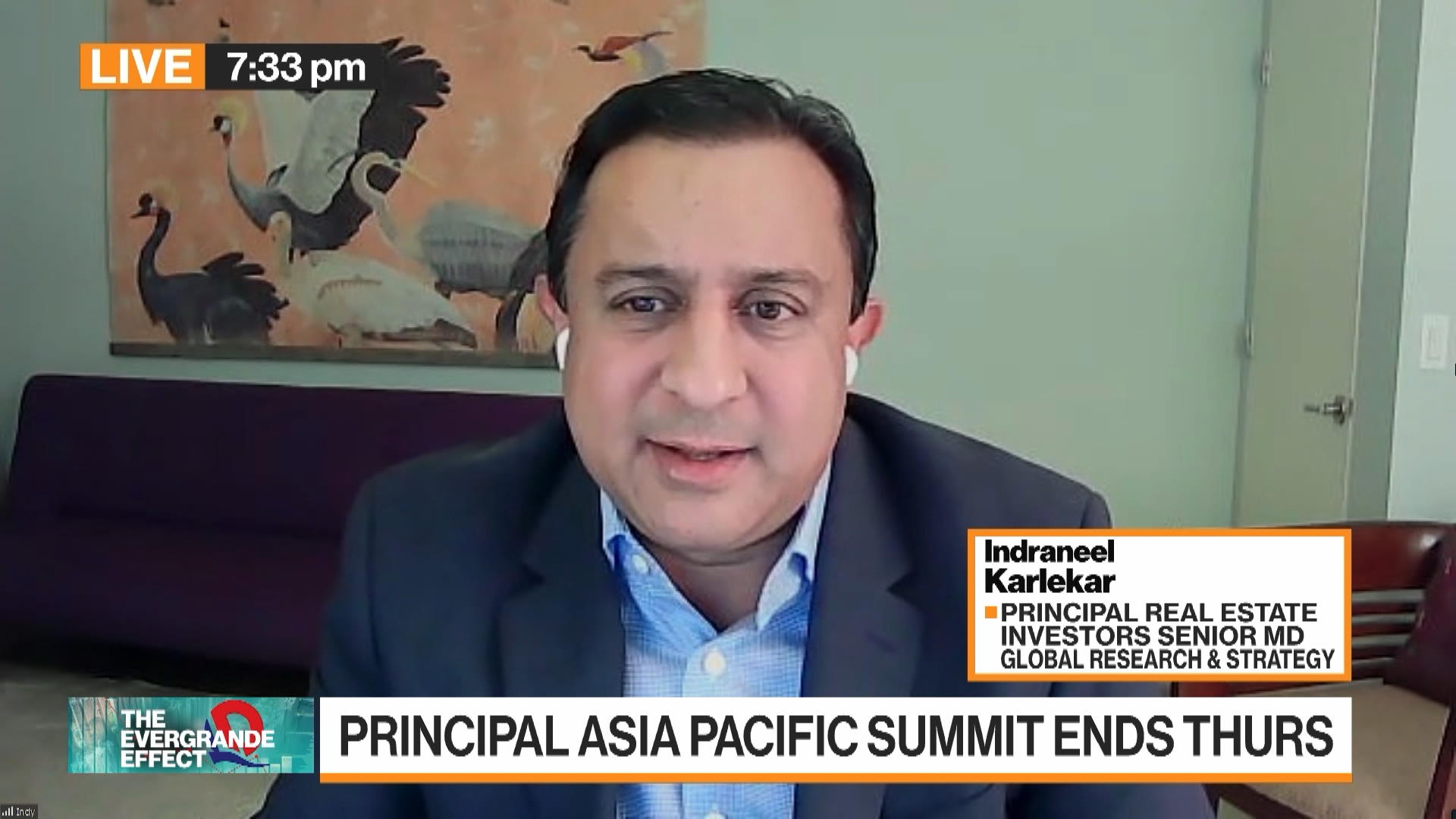Watch Principal Real Estate Investors Senior MD on Evergrande Bloomberg