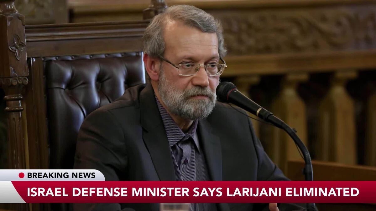 Israel Says Iran Security Chief Larijani Has Been Killed