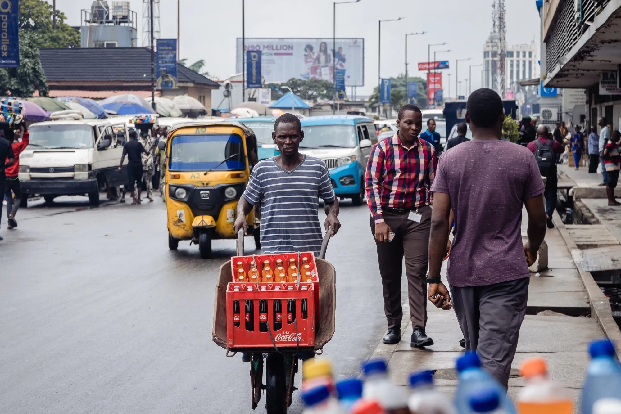 The Central Business District in Lagos.
