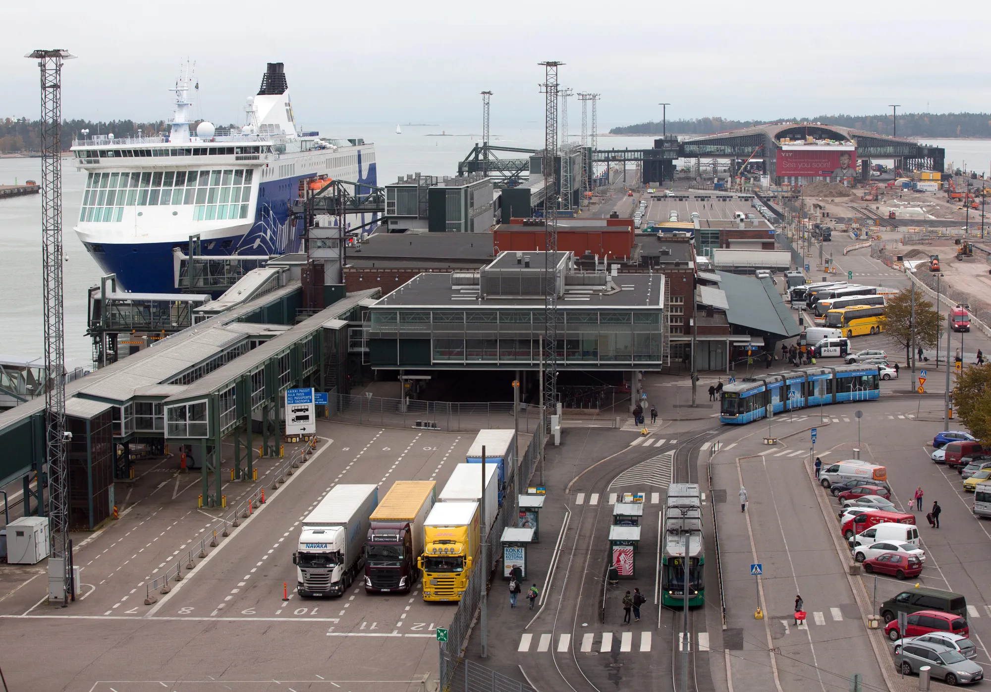 The port of Helsinki.