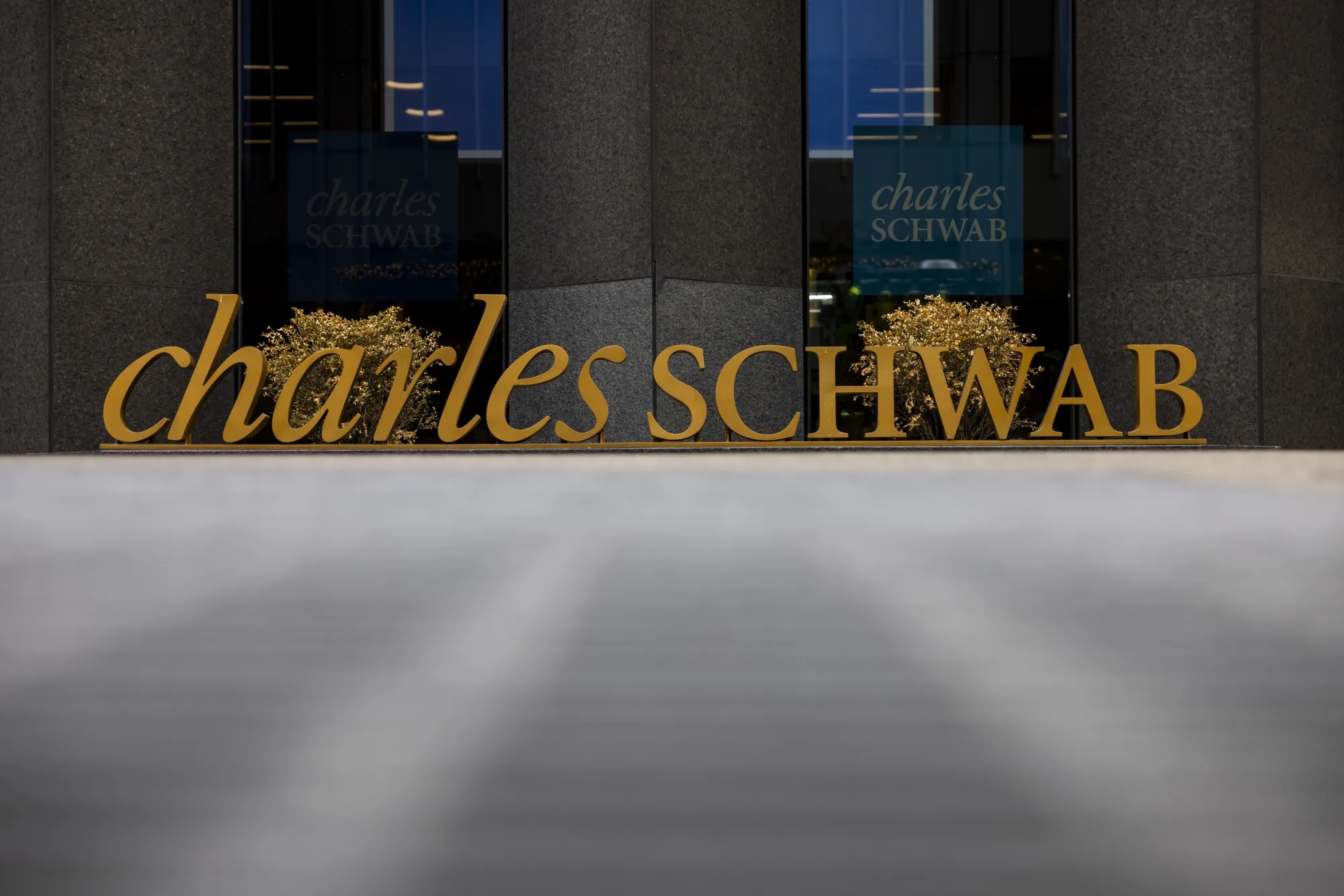 A Charles Schwab location in New York.
