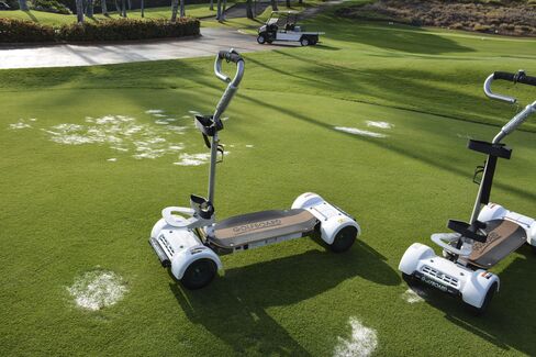 $6,500 Golf Boards (developed by Laird Hamilton and Bally Fitness founder Don Wildman) offer a more thrilling way to get around.