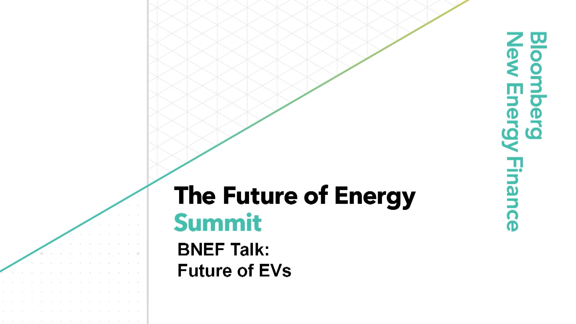 Watch BNEF Talk The Future of Electric Vehicles Bloomberg