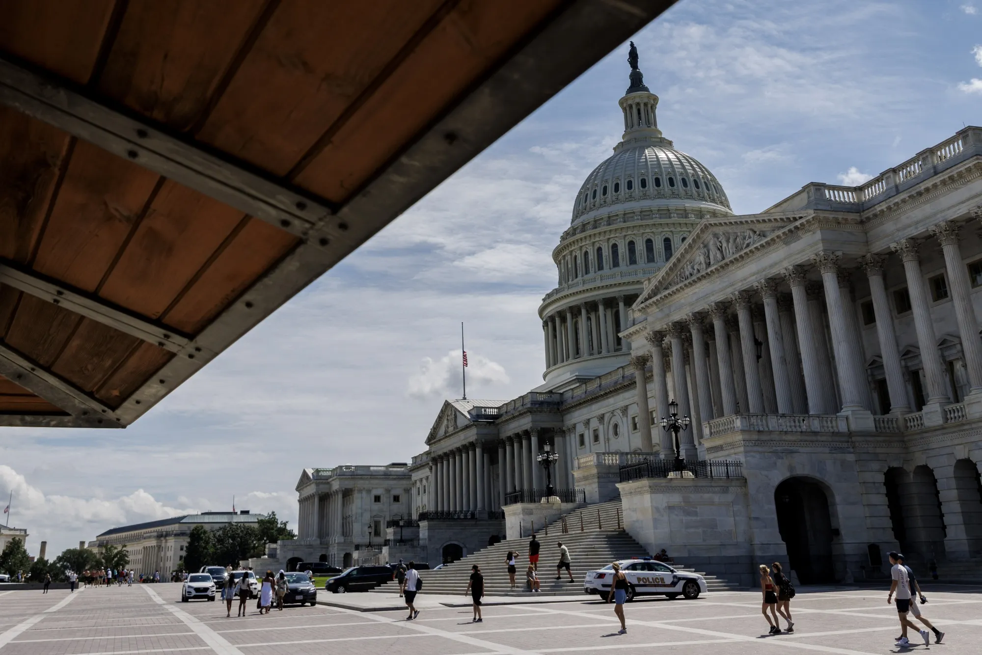 The US Capitol building in Washington, DC.