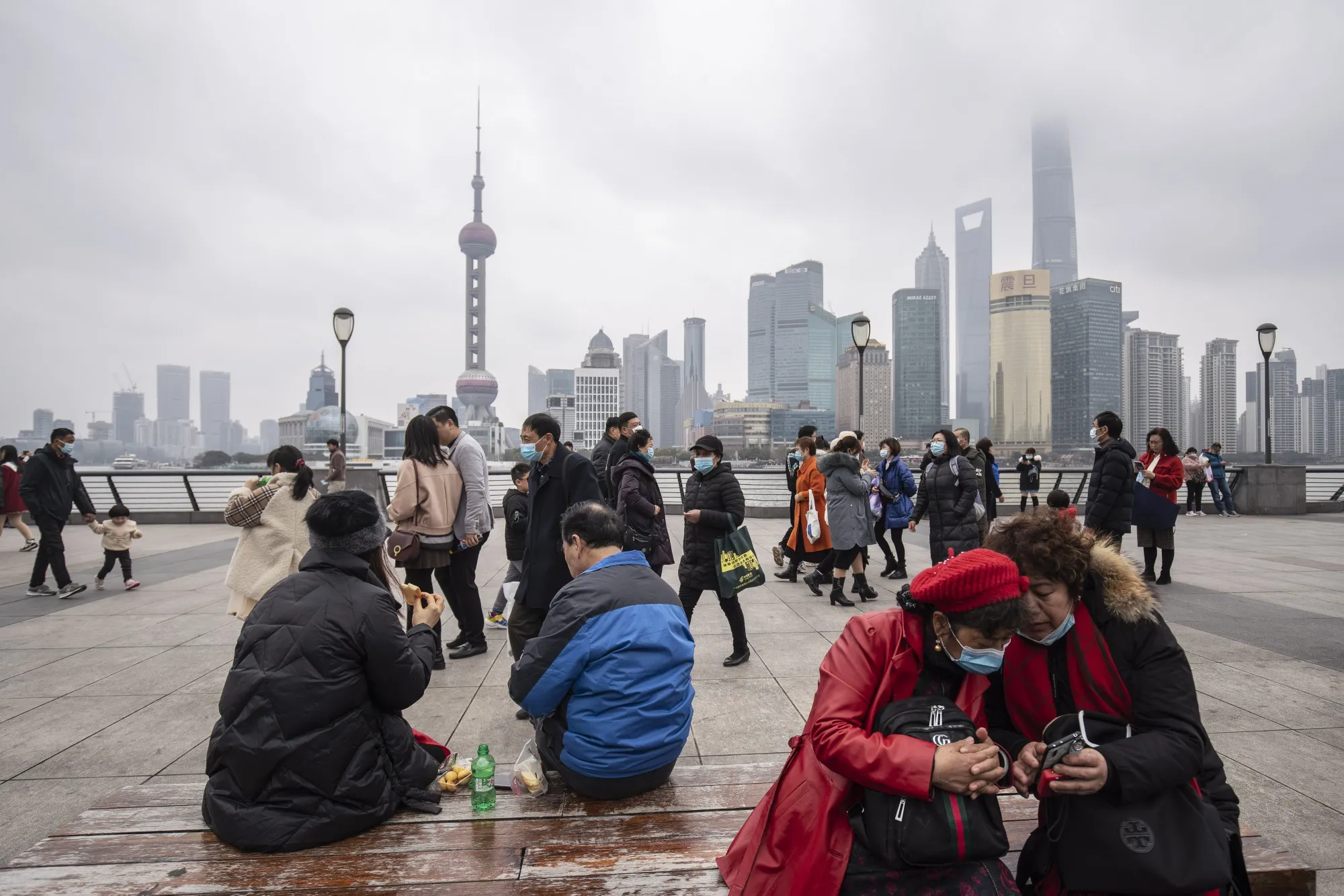 Urban Retail Economy In Shanghai on the First Day Of Lunar New Year 