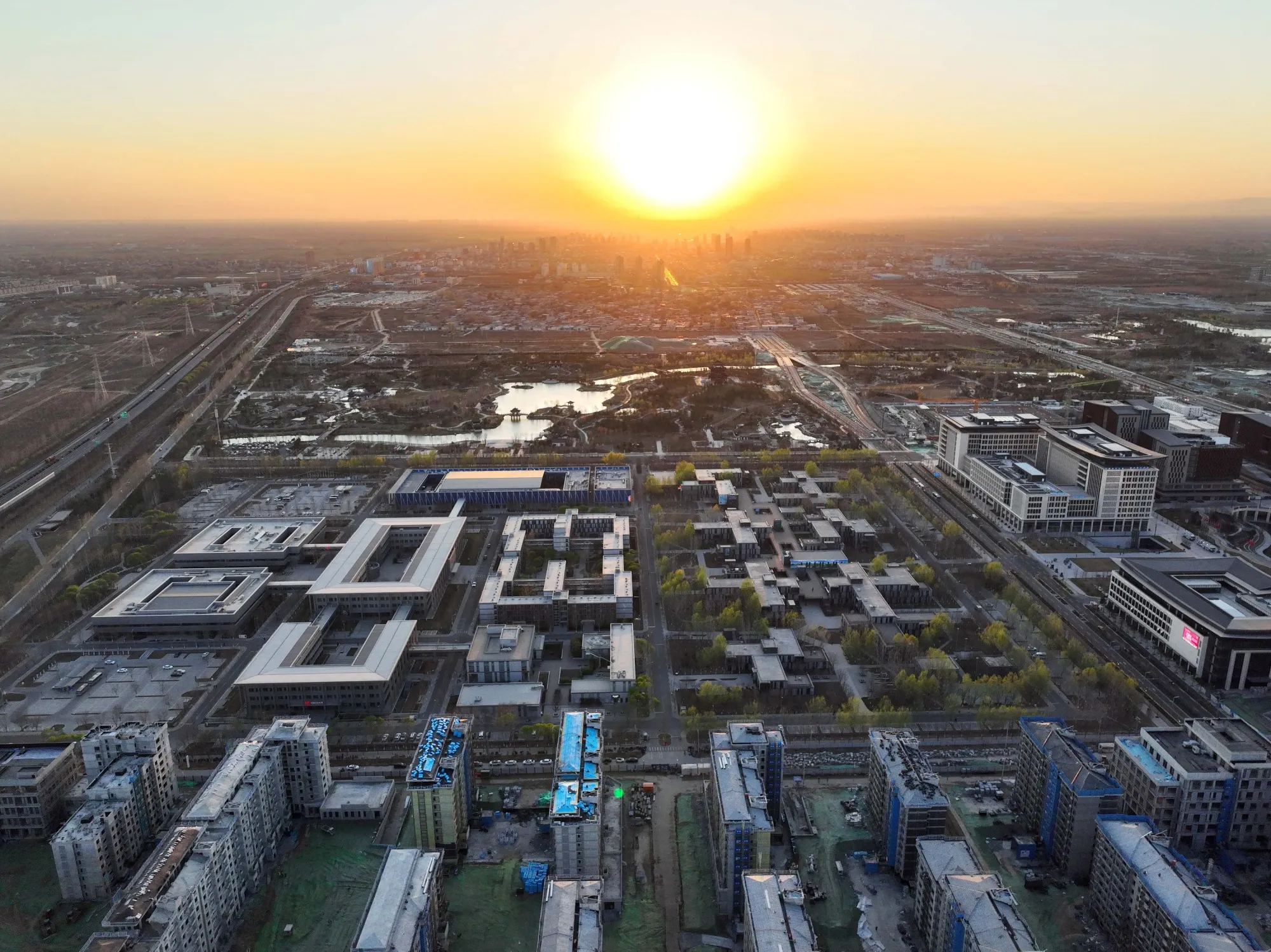 Xiong'an New Area, north China's Hebei Province.&nbsp;