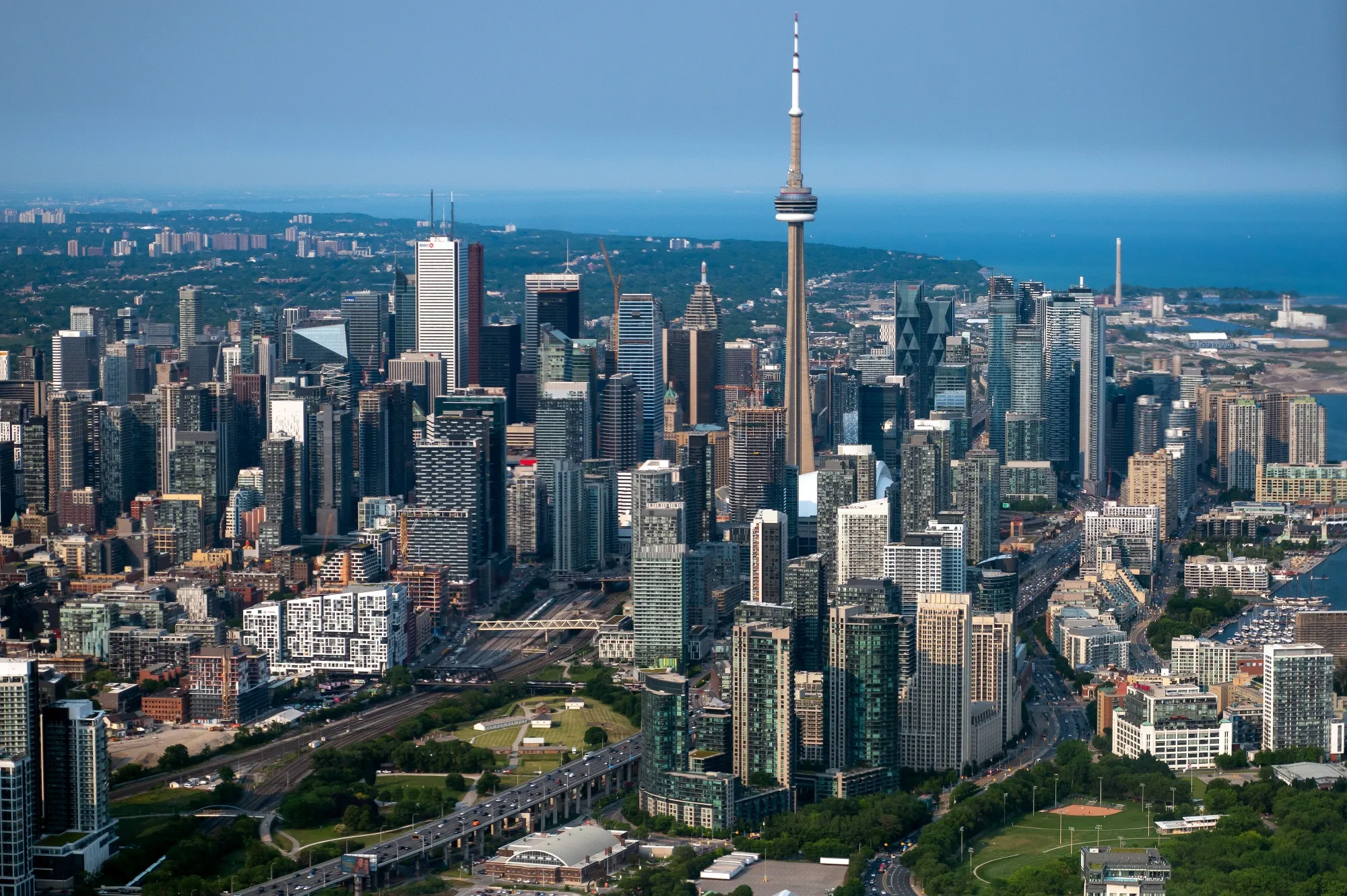Buildings in downtown Toronto.