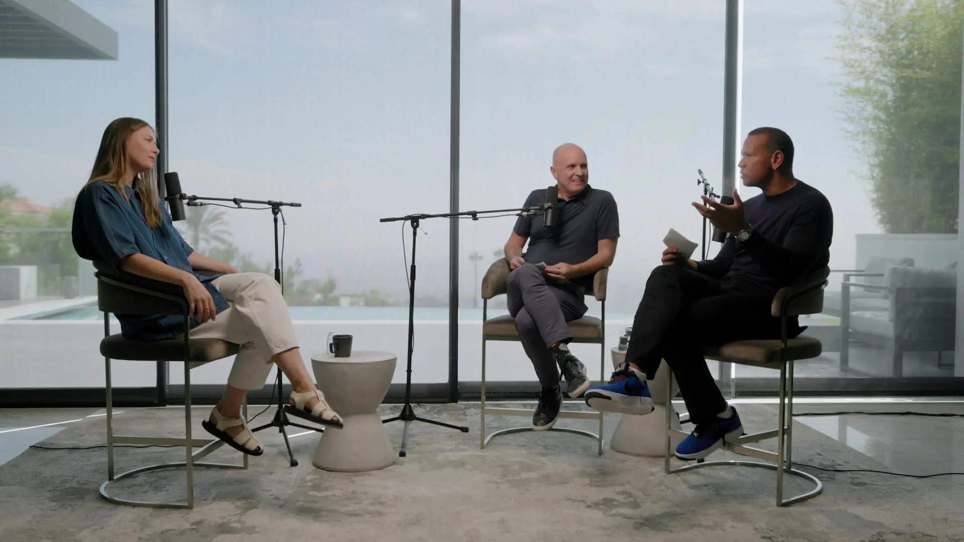 Maria Sharapova, left, appears on the first episode of The Deal with Alex Rodriguez and Jason Kelly&nbsp;