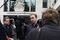 Former ubs trader tom hayes is surrounded by members of the media as he leaves westminster magistrates court in london on june 20, 2013.